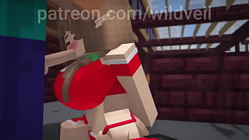 Minecraft sex scene steve x hooker animation