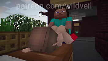 Minecraft sex scene steve x hooker animation