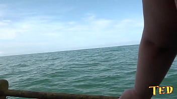 Por trás das cameras na gravação na ilha