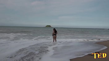 Por trás das cameras na gravação na ilha