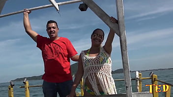 Por trás das cameras na gravação na ilha