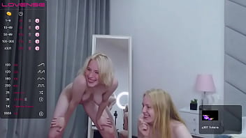 White blondie lesbian teen girls strap on sex and wet pussy eating