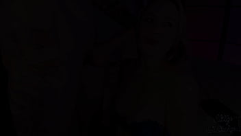 Blue bra anal squirt and cum in mouth