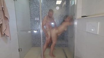 I surprise my stepsister in the shower and we end up fucking creampie big hairy pussy I surprise my stepsister in the shower and we end up fucking creampie big hairy pussy