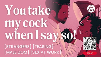 Dominant photographer takes control of his submissive model – male dom & sex at work porn erotic story