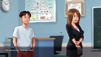 Summertime saga by darkcookie caught masturbating stepsis was putting a huge dildo in her pussy