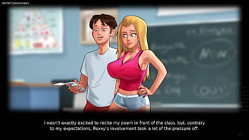 Summertime saga by darkcookie caught masturbating stepsis was putting a huge dildo in her pussy