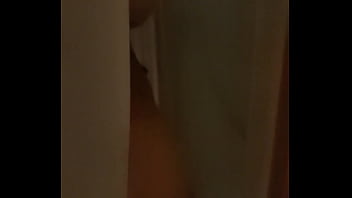 Caught big tits girl in bathroom
