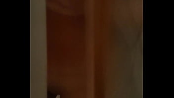 Caught big tits girl in bathroom