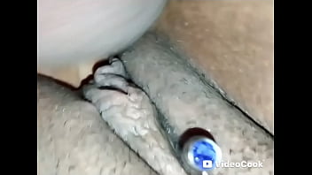 Creampie twice he was very horny and came twice in the little slut's vagina