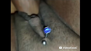 Creampie twice he was very horny and came twice in the little slut's vagina