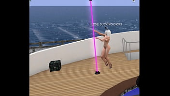 Strip pole dancer