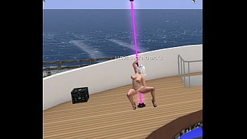 Strip pole dancer