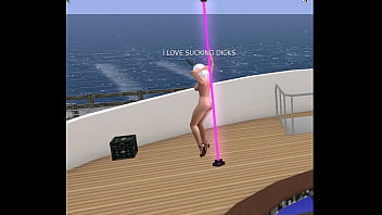 Strip pole dancer