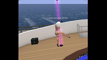 Strip pole dancer