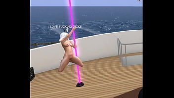 Strip pole dancer