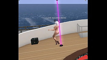Strip pole dancer
