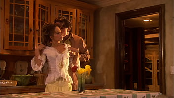 Busty brunette slut slams her dripping snatch on manuel's massive meat