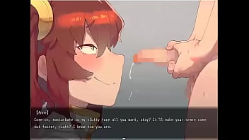 Anime girl femdom play