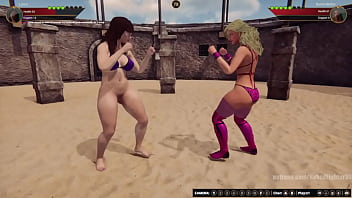 Lorna vs bambi nf3d lesbian no rules combat