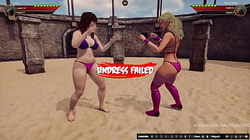 Lorna vs bambi nf3d lesbian no rules combat