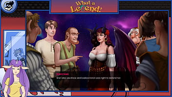 Let's fuck in what a legend episode 40 demoness sex in the forest