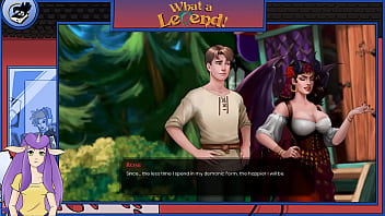 Let's fuck in what a legend episode 40 demoness sex in the forest