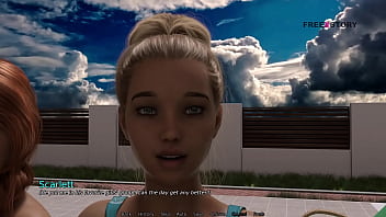 My dorm 4 games in pool mark playing with his stepsister and her friends