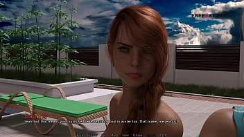 My dorm 4 games in pool mark playing with his stepsister and her friends