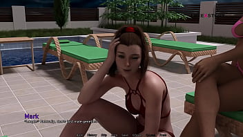 My dorm 4 games in pool mark playing with his stepsister and her friends