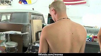 Amateur hottie takes cash for public sex 30