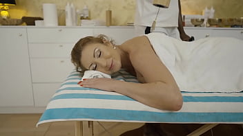 New 2025 julia north gets treated by a black masseur
