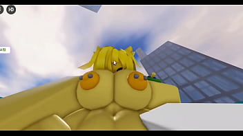 Retroslop noob gents fucked by nuclear cat big white cock on roblox hq