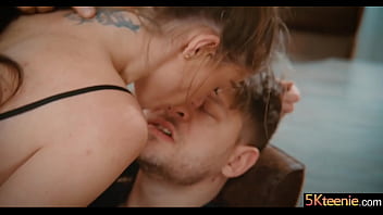 Horny petite girl begs boyfriend to ride