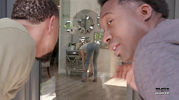 Chloe cherry lunch delivery ends as interracial 3some dp session biw010