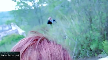 Foursome two beautiful sluts are discovered and fucked by two males