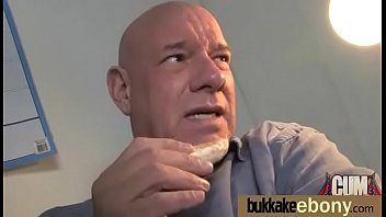 Black girl sucks many white cocks in redneck group 20