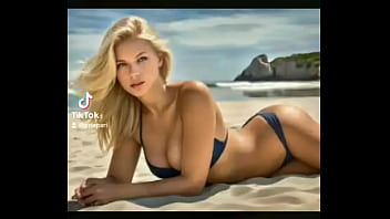 A woman in bikini ai created