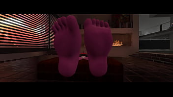 Amy rose's big stinky feet