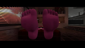 Amy rose's big stinky feet