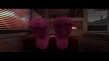 Amy rose's big stinky feet