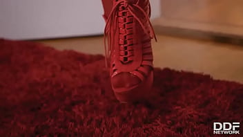 Sultry seduction in red