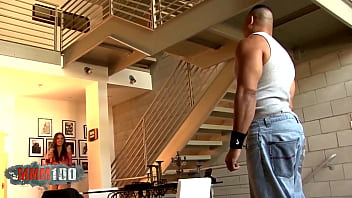 Alicia tease enjoying sledge hammer big cock