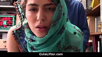 Wearing arab teen for stealing