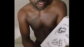 Drawing myself cuddling for free while wearing angel and devil halloween costume 5