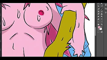 Handjob fur dibujito hentai