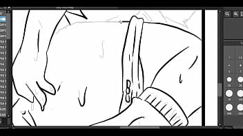 Handjob fur dibujito hentai