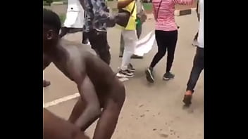 Nude on the street Nude on the street