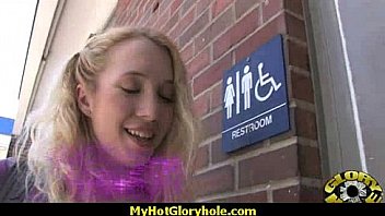 Sexy wild lady deepthroats at gloryhole 3