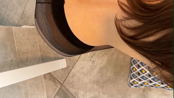 My white workmate craves my black shaft gives nasty head